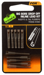 Fox Carp - Edges Big Bore Drop Off Inline Lead Kit - Hengelsport De Goeie Vangst