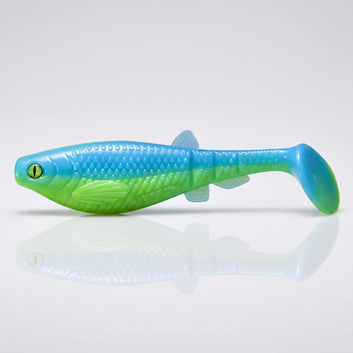 Bite On-Chubby Shad-10cm-Ice Chartreuse-De Goeie Vangst