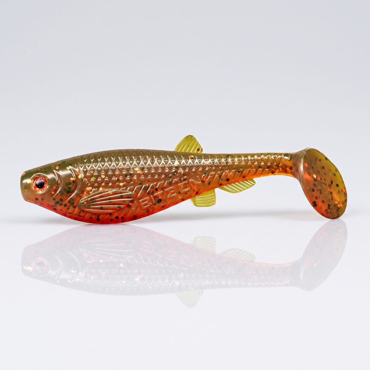 Bite On-Chubby Shad-10cm-Motor Oil Red-De Goeie Vangst