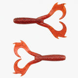 Bite On-Froggy Softbait-14cm-Motor Oil Red-De Goeie Vangst
