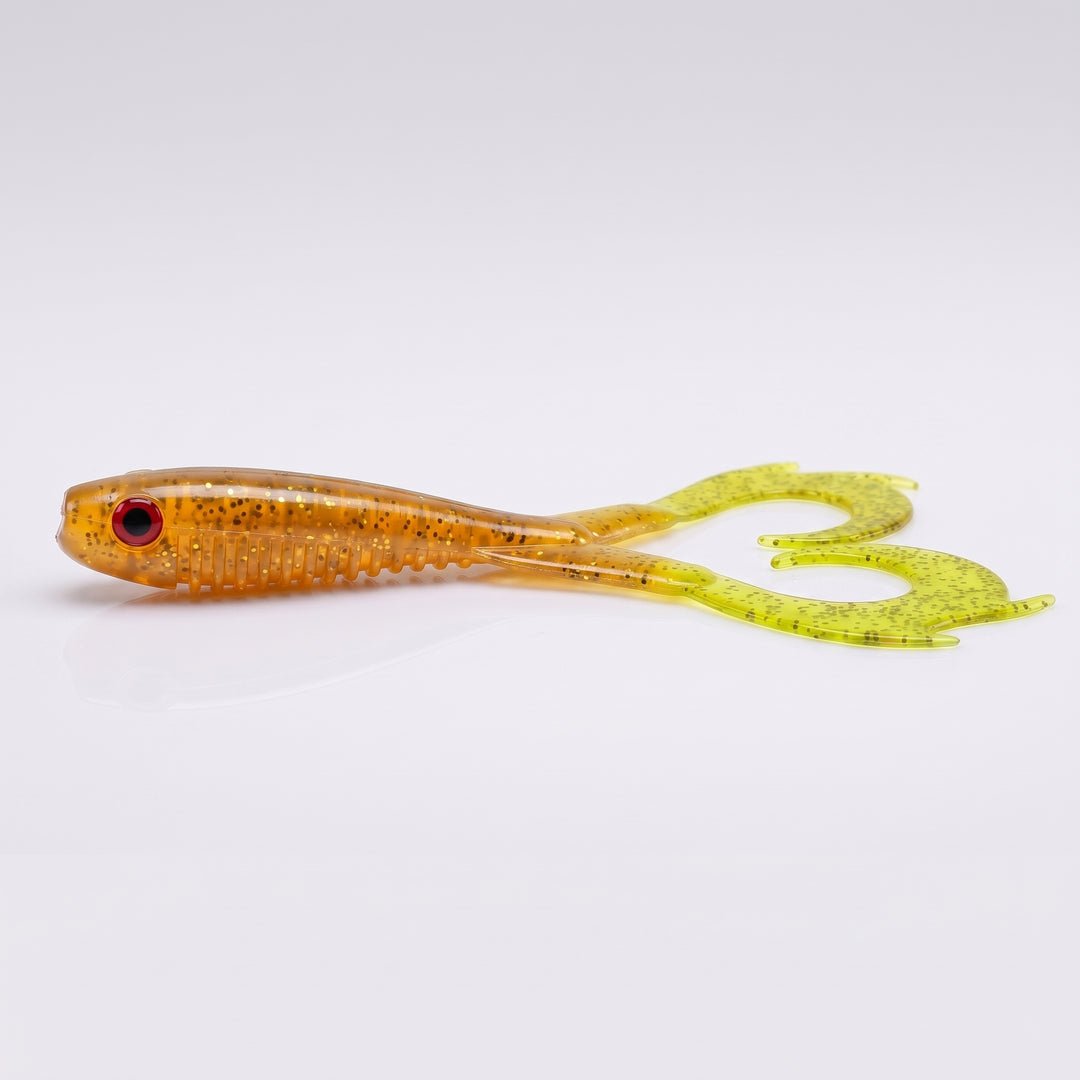 Bite On-Froggy Softbait-14cm-Caramel Oil-De Goeie Vangst