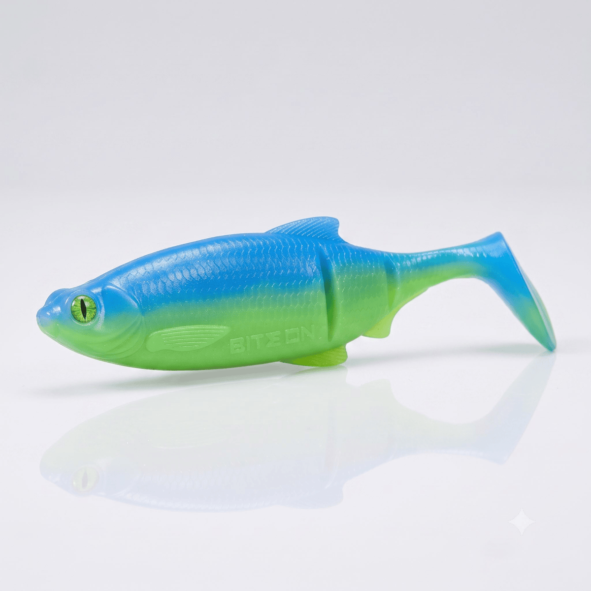 Bite On-Luky Roach Shad-14cm-Ice Chartreuse-De Goeie Vangst