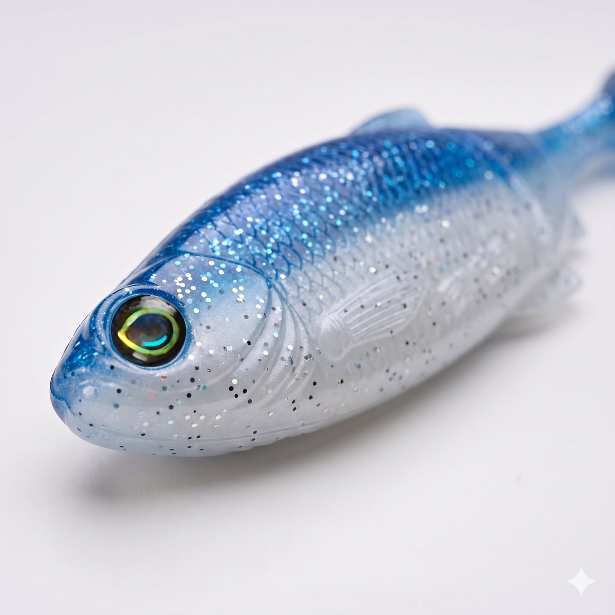 Bite On-Luky Roach Shad-14cm-Cold Ice-De Goeie Vangst