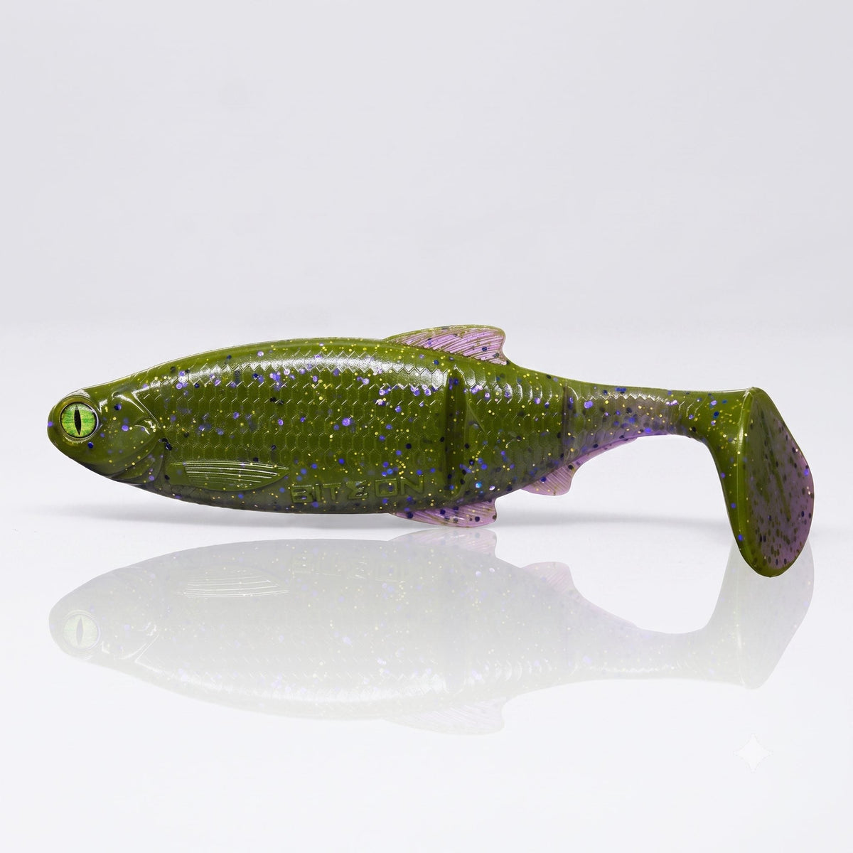 Bite On-Luky Roach Shad-14cm-Green Lox-De Goeie Vangst