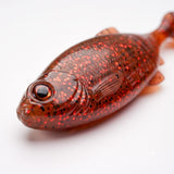 Bite On-Luky Roach Shad-14cm-Motor Oil Red-De Goeie Vangst
