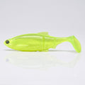 Bite On-Luky Roach Shad-14cm-Lime Perl-De Goeie Vangst