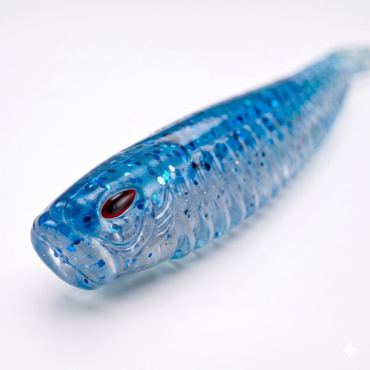 Bite On-Rib Worm Twister-10cm-Cold Ice-De Goeie Vangst