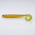 Bite On-Rib Worm Twister-10cm-Caramel Oil-De Goeie Vangst
