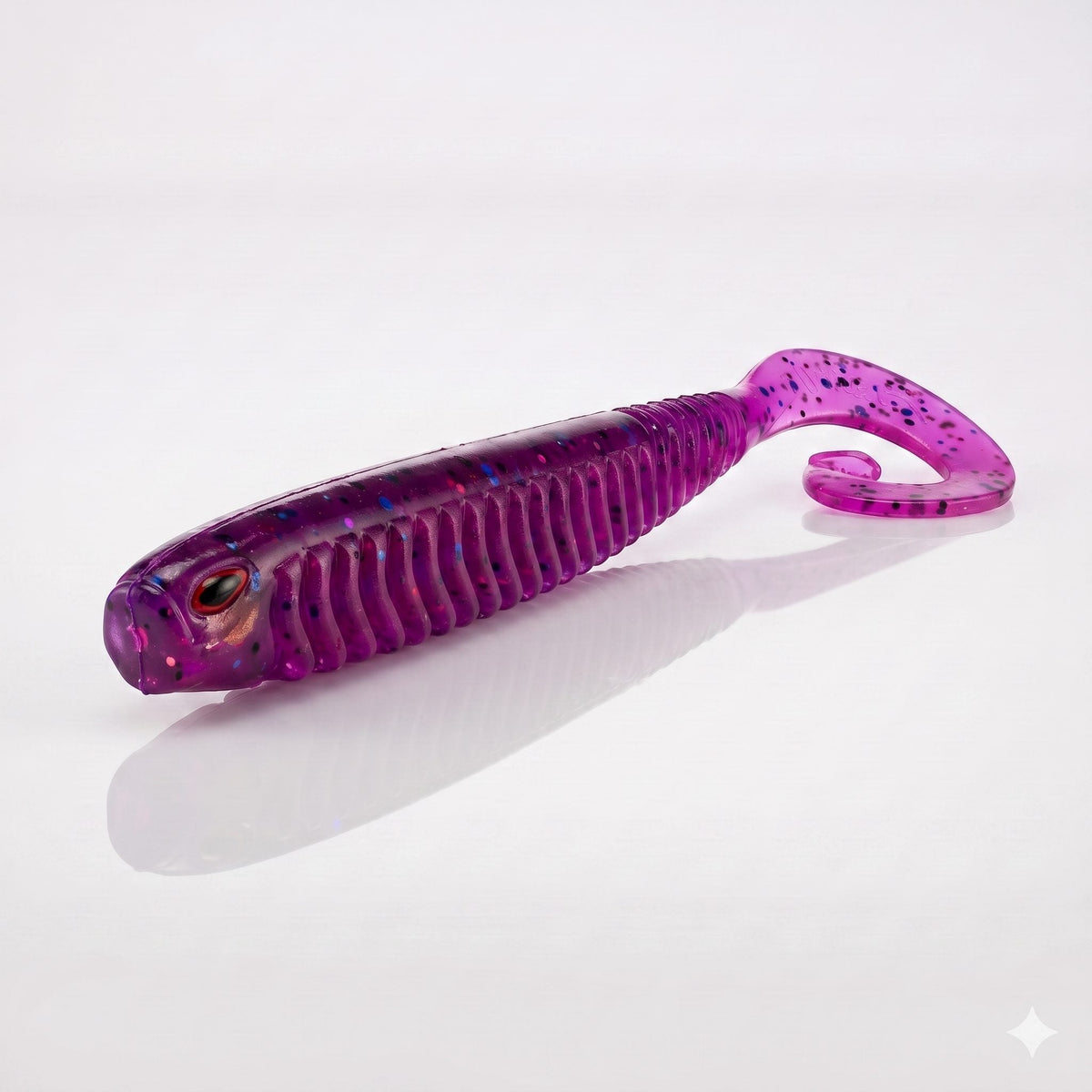 Bite On-Rib Worm Twister-12cm-Pink Lox-De Goeie Vangst