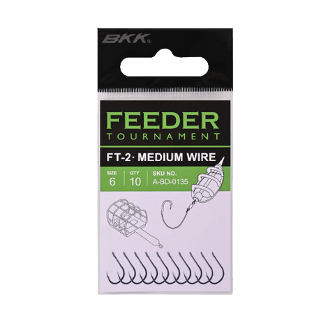BKK - FT - 2 Feeder Tournament Hooks | 10 Stuks - Hengelsport De Goeie Vangst