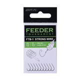 BKK-FTB-1 Feeder Tournament Barbless Hooks | 10 Stuks-14 - Hengelsport De Goeie Vangst