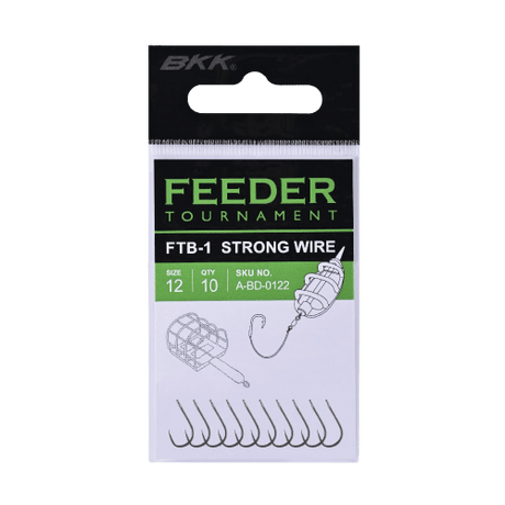 BKK - FTB - 1 Feeder Tournament Barbless Hooks | 10 Stuks - Hengelsport De Goeie Vangst