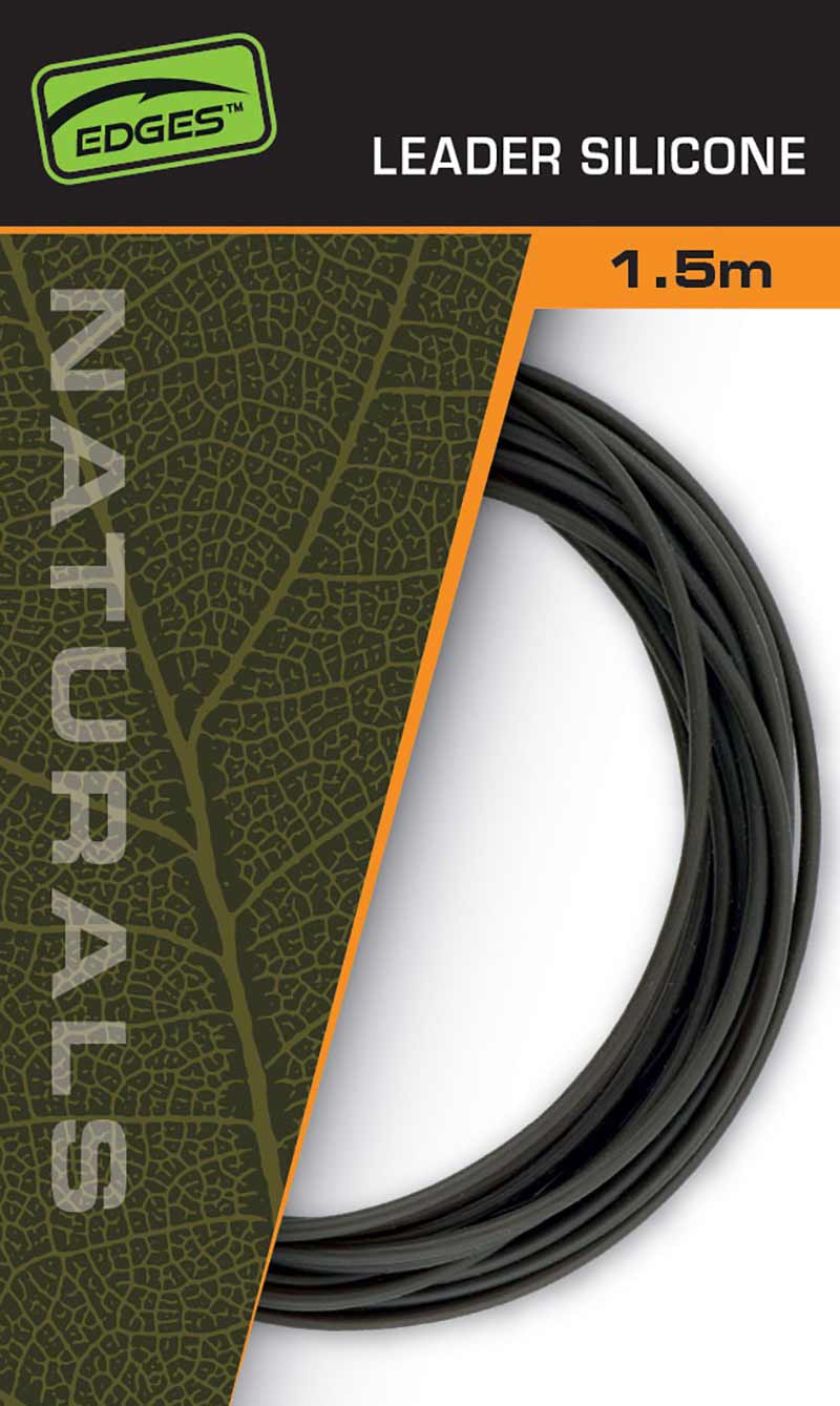 Fox Carp - Edges Naturals Leader Silicone | 1.5m - Hengelsport De Goeie Vangst