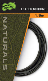 Fox Carp-Edges Naturals Leader Silicone | 1.5m-Donkergroen - Hengelsport De Goeie Vangst