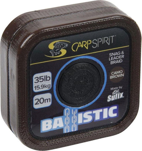 Carp Spirit - Ballistic Brown | 20m - Hengelsport De Goeie Vangst