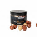 CCMOORE-Duo Floaters 12x14mm Pop Ups-Bruin & Wit-12x14mm-Hengelsport De Goeie Vangst