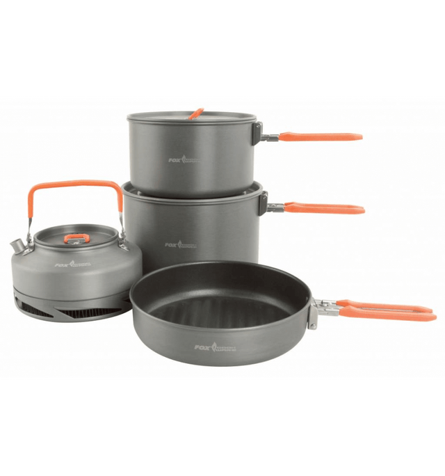 Fox Carp - Cookware Large 4 - Delige Set - Hengelsport De Goeie Vangst