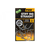 Fox Carp-Edges Stiff Rig Straight Haken-5 - Hengelsport De Goeie Vangst