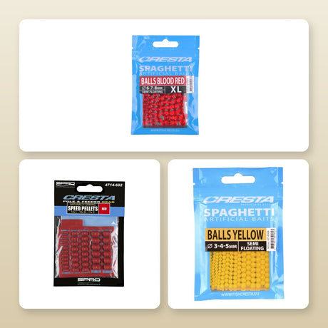 Cresta-Imitatie Haakaas Assortiment – Rood & Geel - De Goeie Vangst
