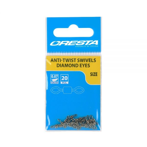 Cresta - Swivels Diamond Eyes - Hengelsport De Goeie Vangst