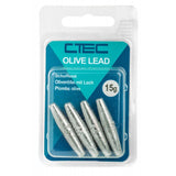 CTEC-C-Tec Long Olive Sinker Schuiflood-3g - Hengelsport De Goeie Vangst