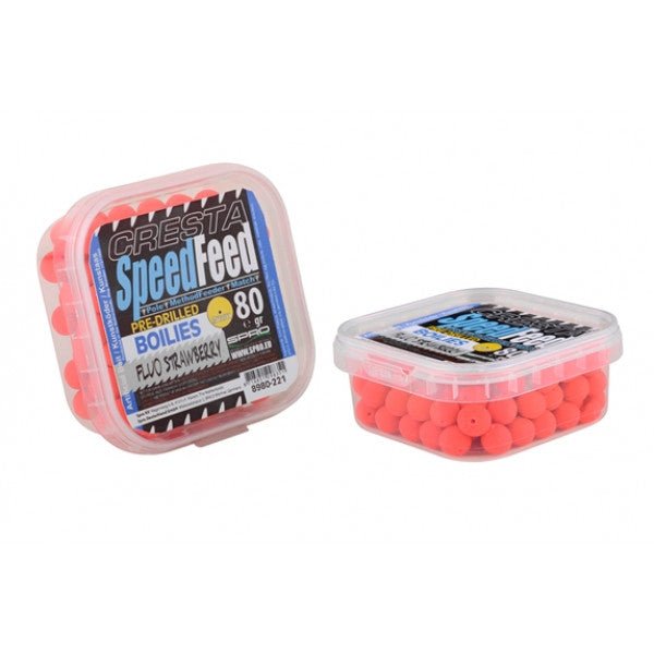 CTEC - Speed Feed Pre Drilled Fluo Boillies 9mm - Hengelsport De Goeie Vangst