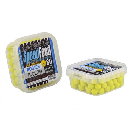 CTEC - Speed Feed Pre Drilled Fluo Boillies 9mm - Hengelsport De Goeie Vangst