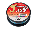 Daiwa-J-Braid Grand X8 | 300m-Multi Color-0.13mm / 8.5kg-Hengelsport De Goeie Vangst