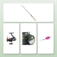 Daiwa Wilderness forel ultralight set met originele productfoto’s