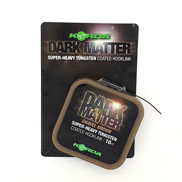 Korda - Dark Matter Super - Heavy Tungsten Coated Hooklink | 10m - Hengelsport De Goeie Vangst