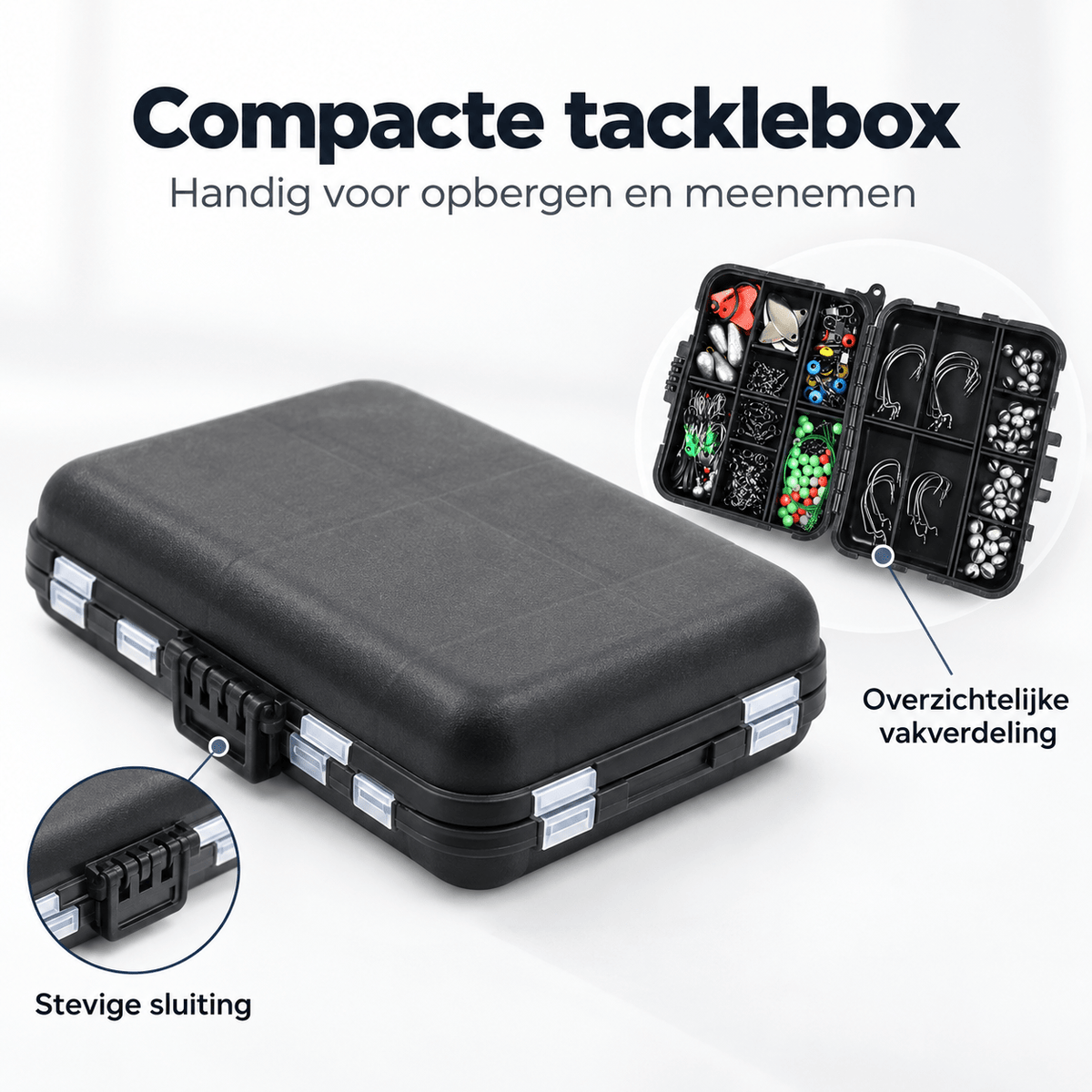 De Goeie Vangst-188-delige Visaccessoires Set met Tacklebox - De Goeie Vangst