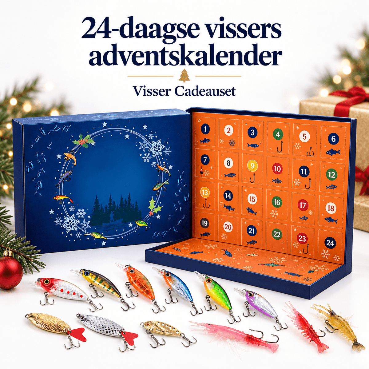 De Goeie Vangst-24-Daagse Hengelsport Adventskalender met Kunstaas - De Goeie Vangst