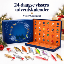 Angel-Adventskalender mit Kunstködern für 24 Tage