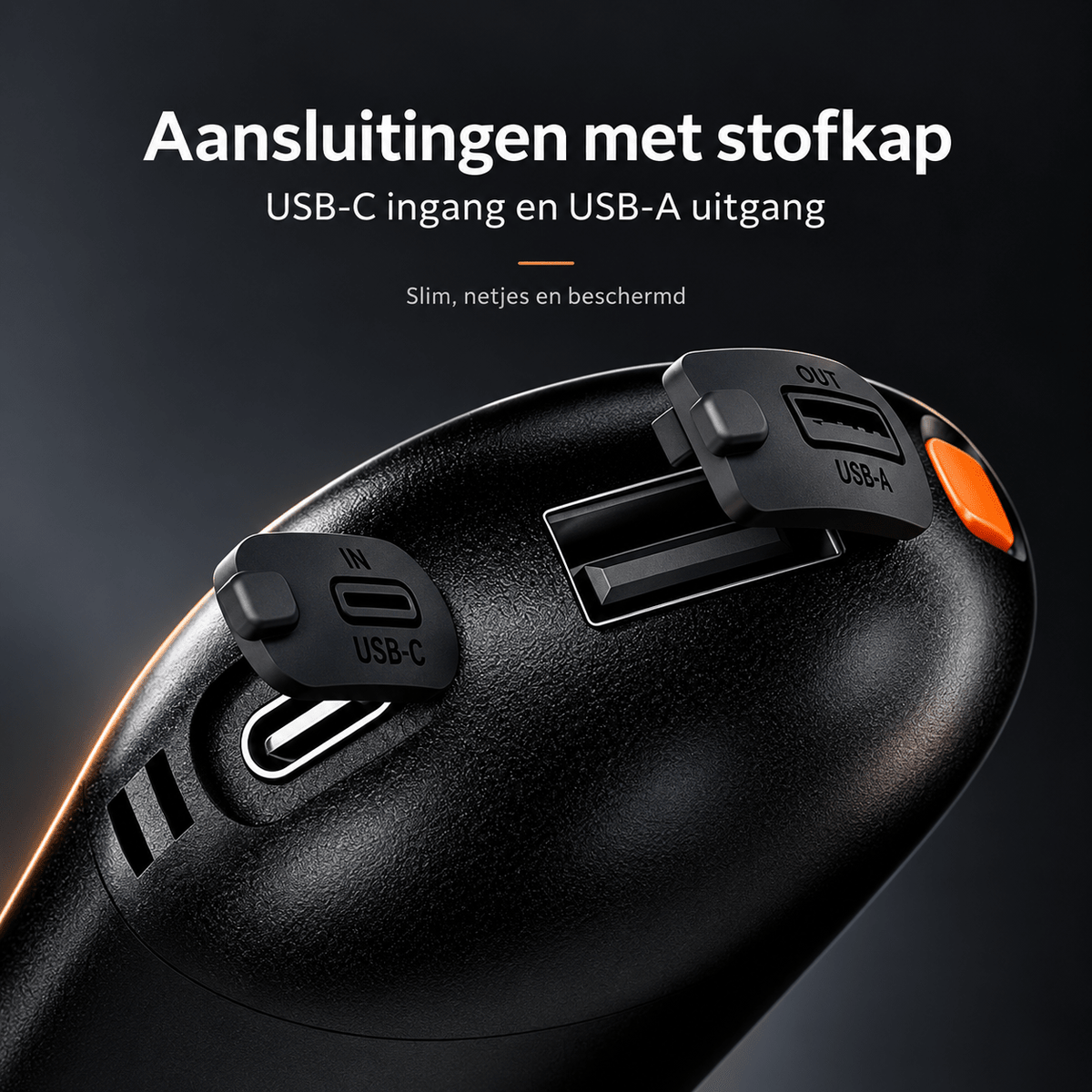 De Goeie Vangst-Oplaadbare Zelfverwarmende Handwarmer 5000mAh-Zwart - De Goeie Vangst