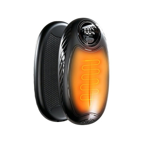 De Goeie Vangst-Oplaadbare Zelfverwarmende Handwarmer 5000mAh-Zwart - De Goeie Vangst