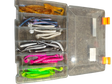 De Goeie Vangst-Tweedehands Shads Assortiment met Tacklebox – Diverse Kleuren - De Goeie Vangst
