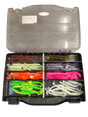 De Goeie Vangst-Tweedehands Shads Assortiment met Tacklebox – Diverse Kleuren - De Goeie Vangst