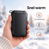 De Goeie Vangst-Waterdichte Oplaadbare Handwarmer 10000mAh-Zwart - De Goeie Vangst