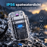De Goeie Vangst-Waterdichte Plasma Stormaansteker – Dubbele Boog-Zwart - De Goeie Vangst