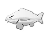 Delphin-3D Sticker Carp Chrome - Hengelsport De Goeie Vangst