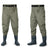 Delphin-Waist Waders HRON Taille Waadbroek-Groen-43-Hengelsport De Goeie Vangst