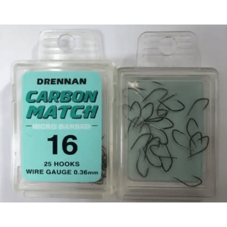 Drennan - Carbon Match Haken - Hengelsport De Goeie Vangst