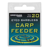 Drennan-Carp Feeder Haak - Eyed Barbless-20 - Hengelsport De Goeie Vangst