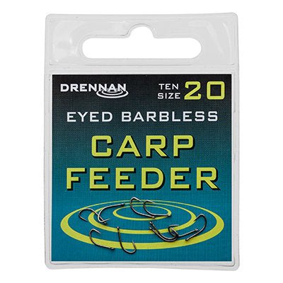 Drennan - Carp Feeder Haak - Eyed Barbless - Hengelsport De Goeie Vangst