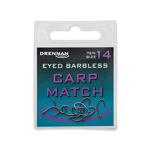 Drennan - Carp Match Haak - Eyed Barbless - Hengelsport De Goeie Vangst