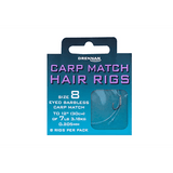 Drennan-Carp Match Hair Rigs - Barbless-Haak: 10 - 0.185mm - Hengelsport De Goeie Vangst