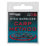 Drennan-Carp Method Haak - Eyed Barbless-20 - Hengelsport De Goeie Vangst