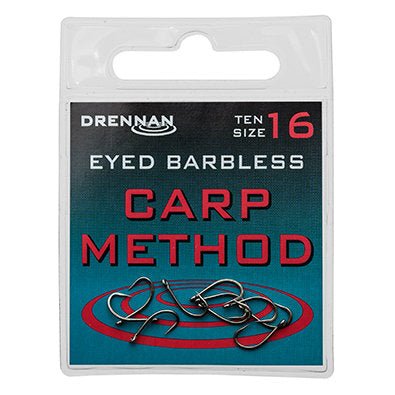 Drennan - Carp Method Haak - Eyed Barbless - Hengelsport De Goeie Vangst