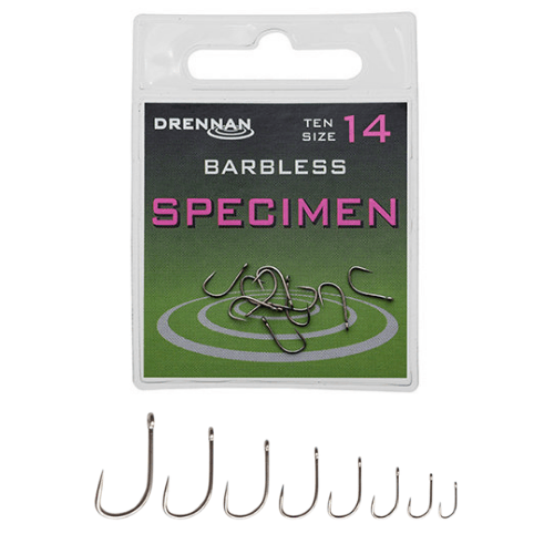 Drennan - Specimen Haken | Barbless - Hengelsport De Goeie Vangst