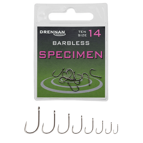 Drennan - Specimen Haken | Barbless - Hengelsport De Goeie Vangst
